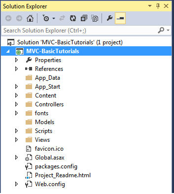 ASP.NET MVC Folder Structure